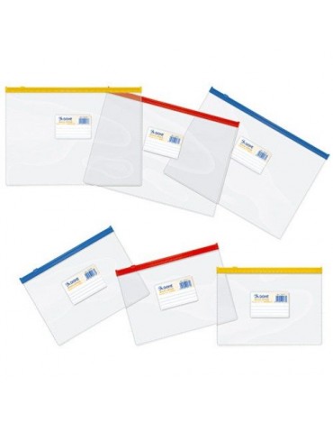 SOBRE PVC ZIP PARA CHEQUES 5645